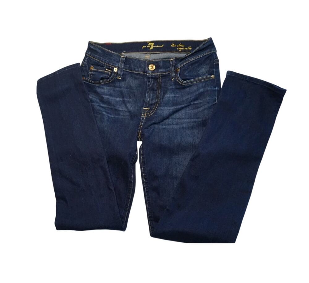 Seven Jeans Dark Wash Straight Leg - Size 27